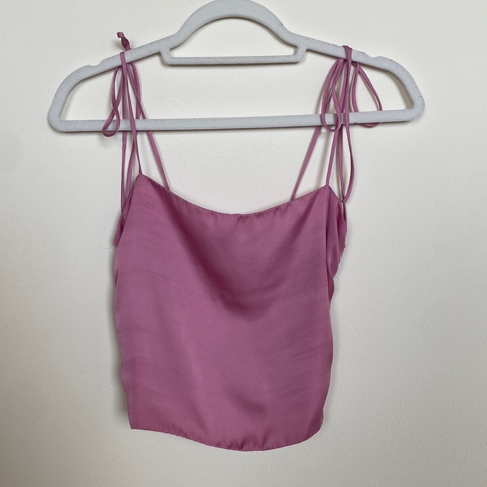 Urban Outfitters - Pink silk cami